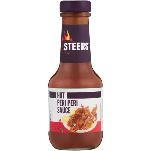 STEERS HOT PERI PERI SAUCE 375ML