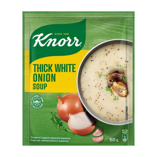 KNORR THICK WHITE ONION SOUP 50GM