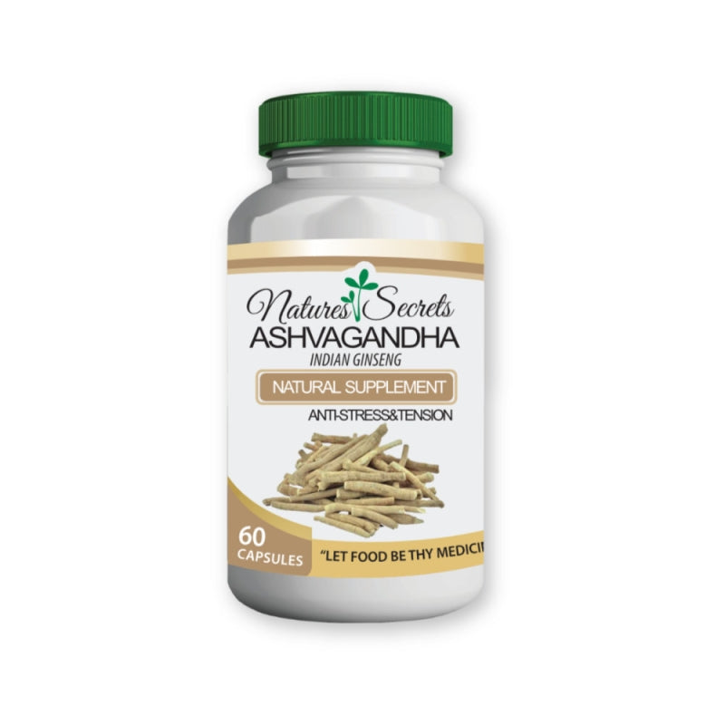 NATURES SECRET ASHVAGANDHA 60 CAPSULES