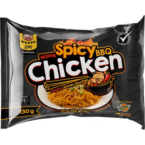 WOPPA SPICY BBQ CHICKEN 130GM