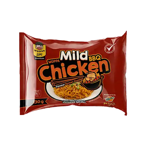 WOPPA MILD BBQ CHICKEN 130GM