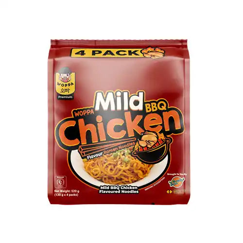 WOPPA MILD BBQ CHICKEN 4 PACK