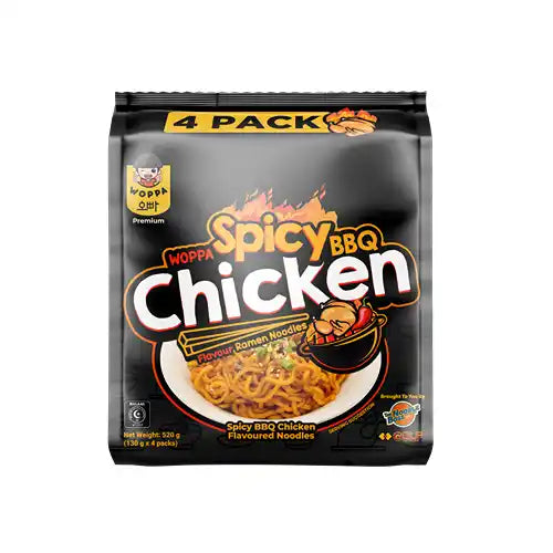 WOPPA SPICY BBQ CHICKEN 4 PACK