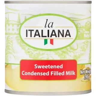 LA ITALIANA SWEETENED CONDENSED FILLED MILK 390GM