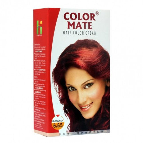 COLOR MATE BURGUNDY HAIR COLOR CREAM