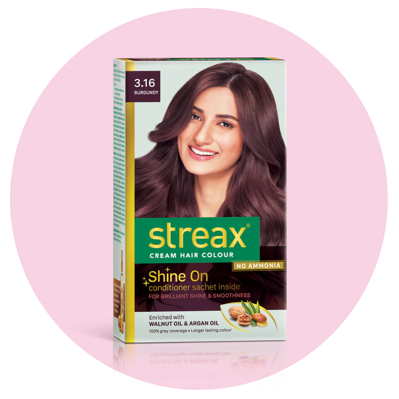 STREAX CREAM HAIR COLOUR BURGUNDY