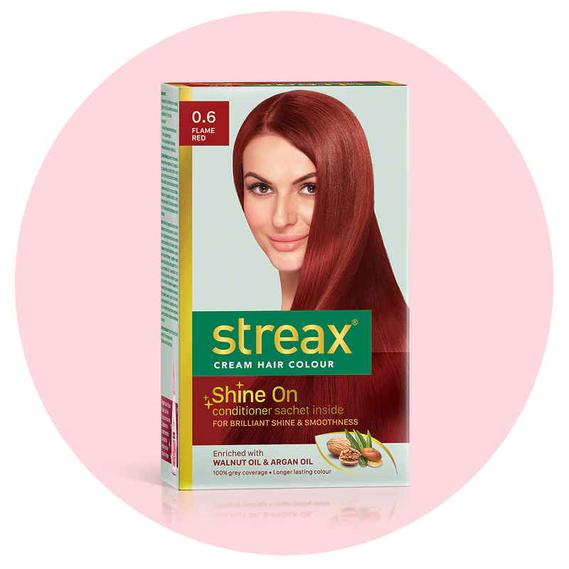 STREAX CREAM HAIR COLOUR FLAME RED