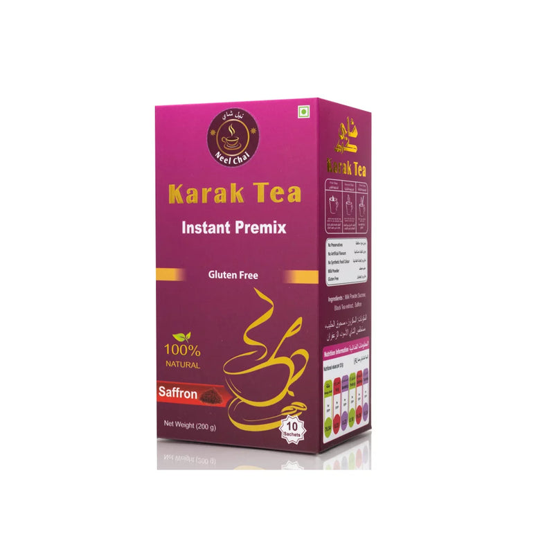 NEEL CHAI KARAK SAFFRON TEA 10 SACHETS