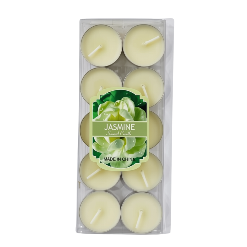 TEA LIGHTS JASMINE SCENTED 10's
