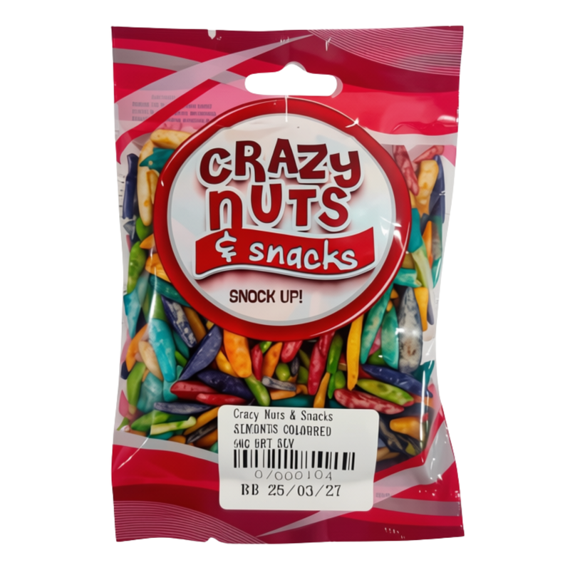 CRAZY NUTS COLOURED ALMONDS 50g