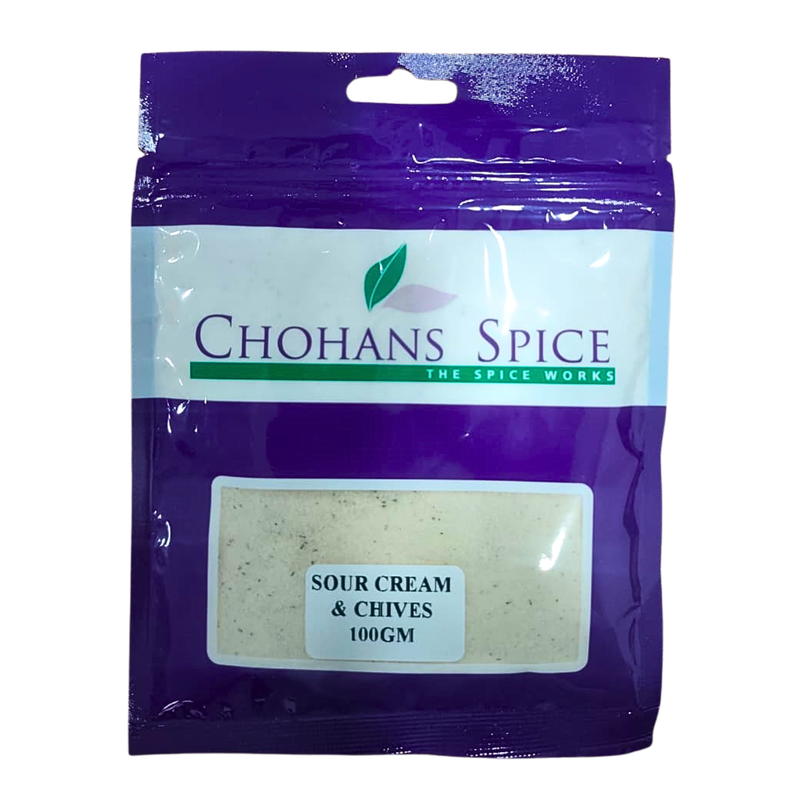 SOUR CREAM & CHIVES 100GM