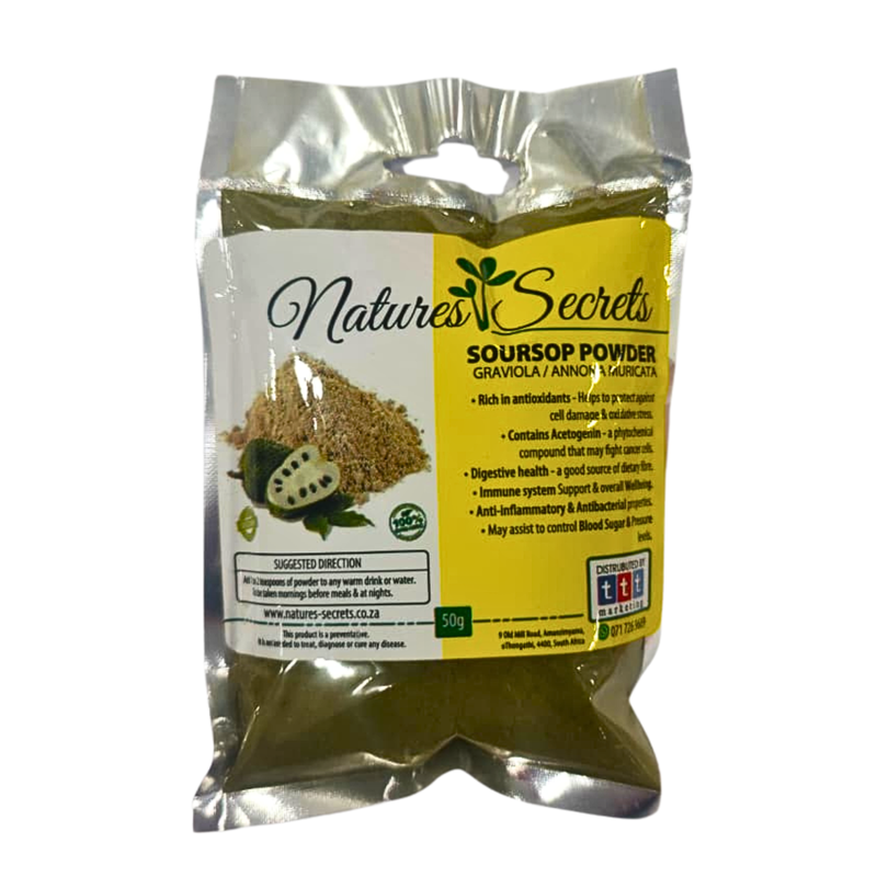 NATURES SECRETS SOURSOP POWDER 50g