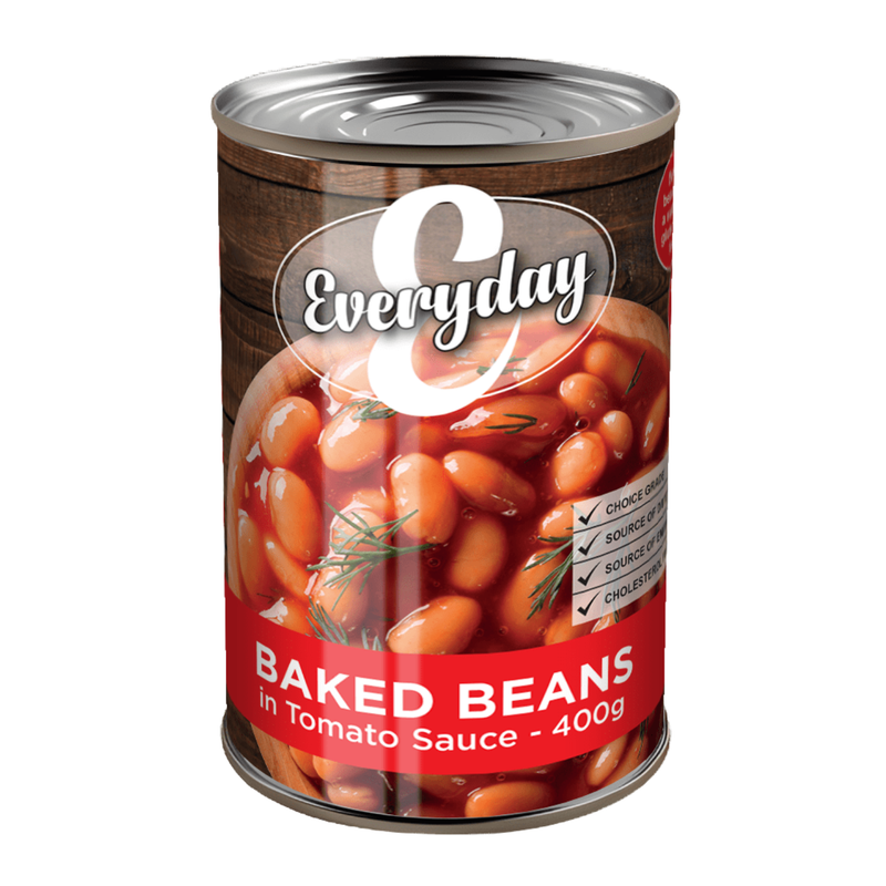 EVERYDAY BAKED BEANS IN TOMATO SAUCE 400GM