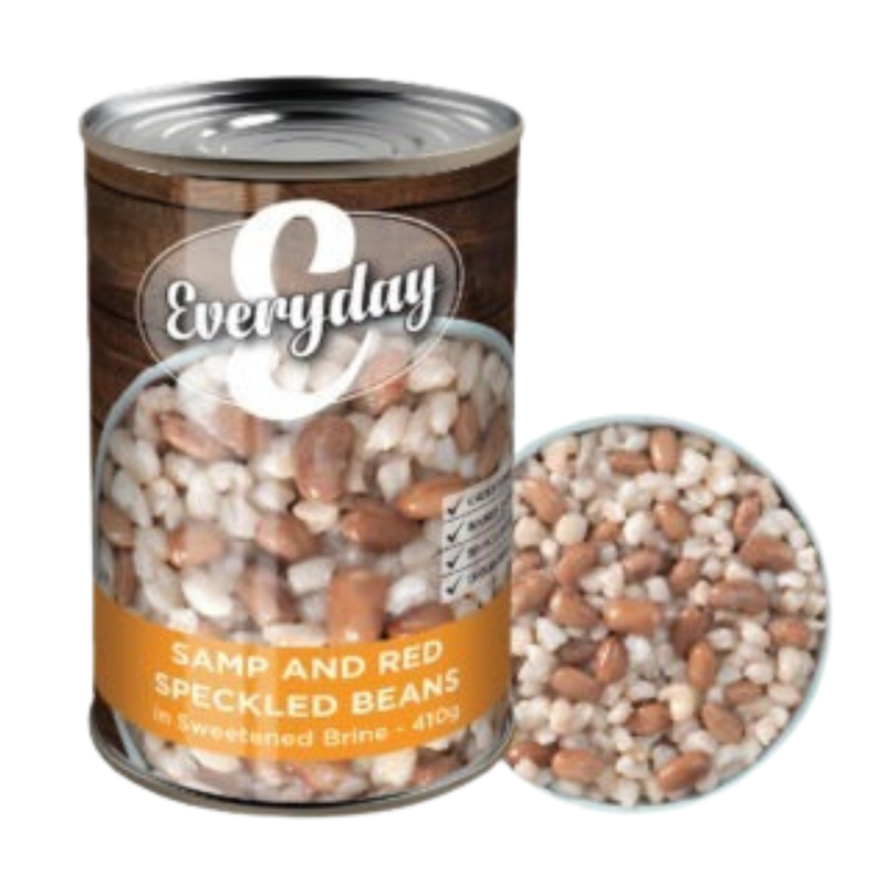 EVERYDAY SAMP & RED SPECKLED BEANS IN SWEETENED BRINE 410GM