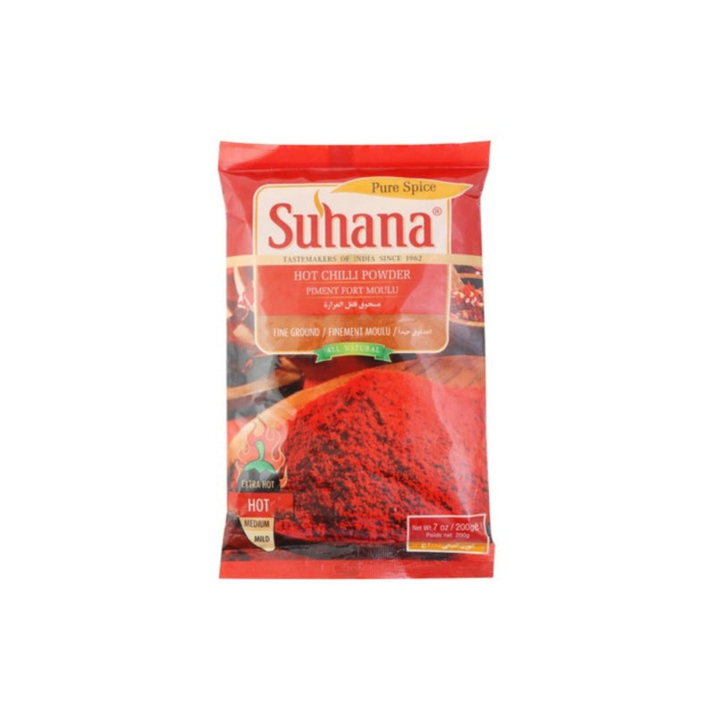 SUHANA HOT CHILLI POWDER 200GM