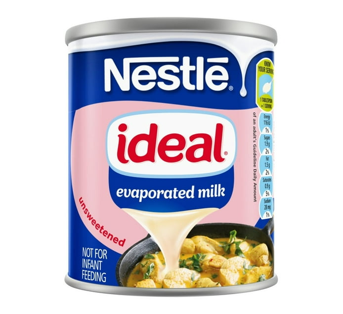 NESTLE UNSWEETENED EVAPORATED MILK 380GM
