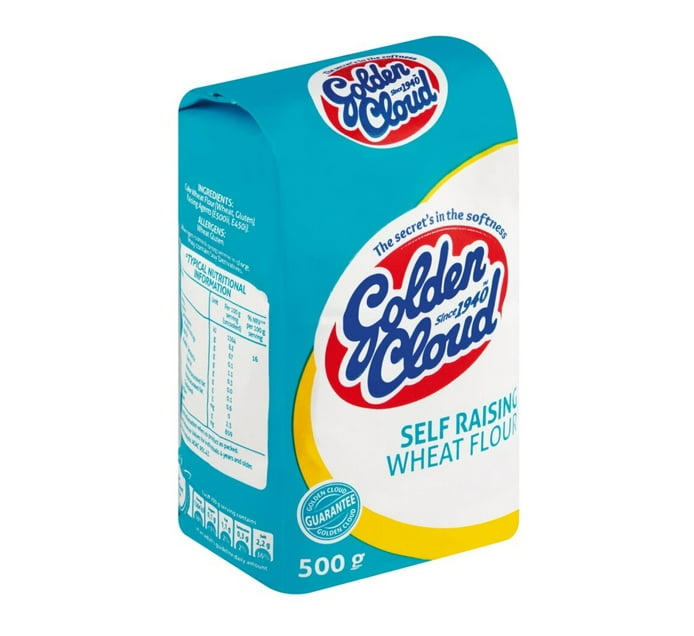 GOLDEN CLOUD SELF RAISING WHEAT FLOUR 500GM