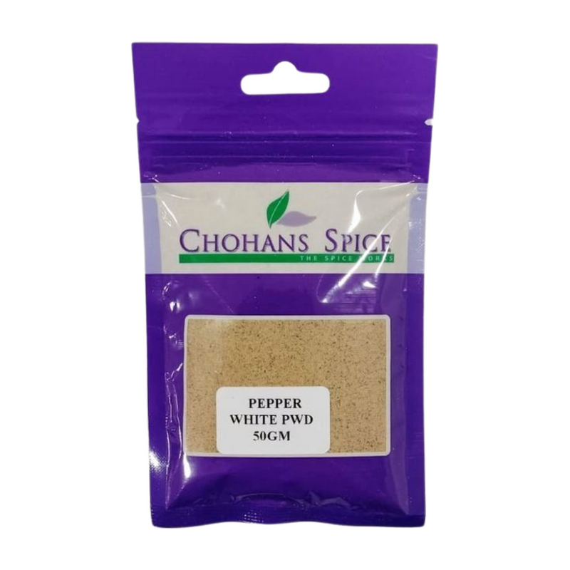 PEPPER WHITE CRUSHED 50GM