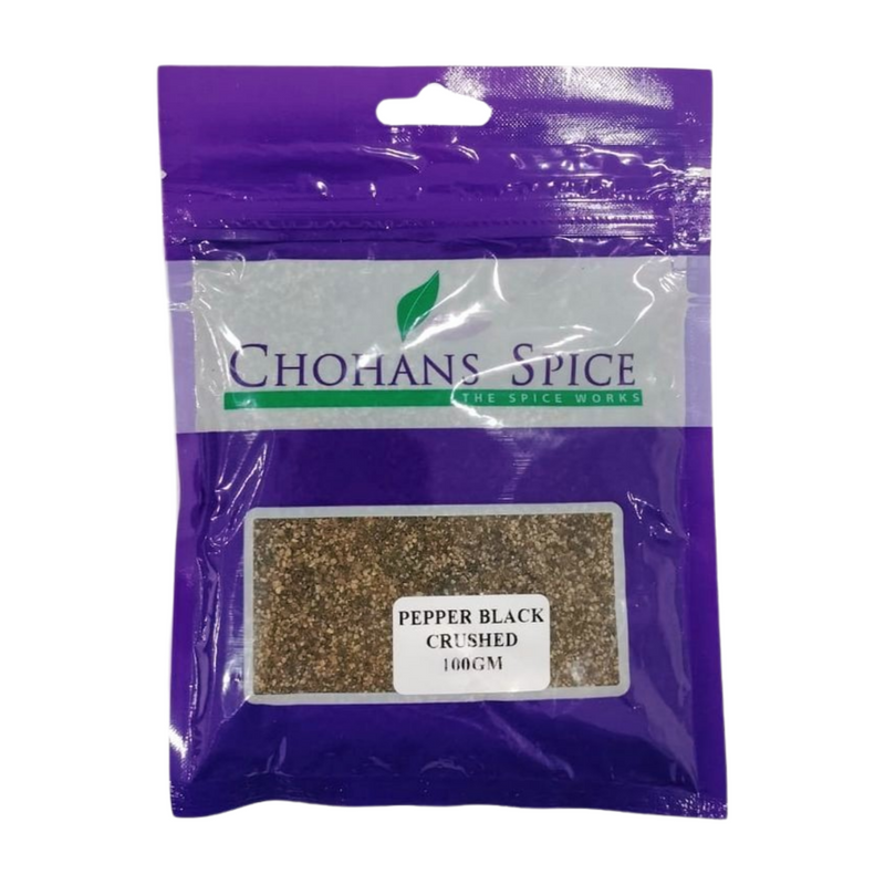 PEPPER BLACK CRUSHED 100GM
