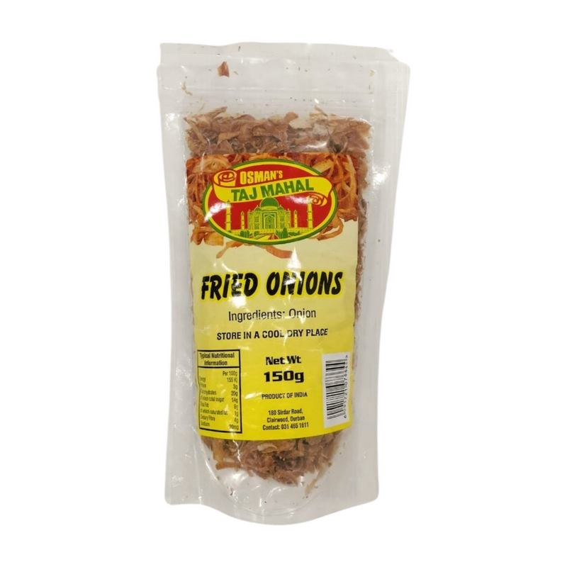 OSMANS FRIED ONIONS 150GM