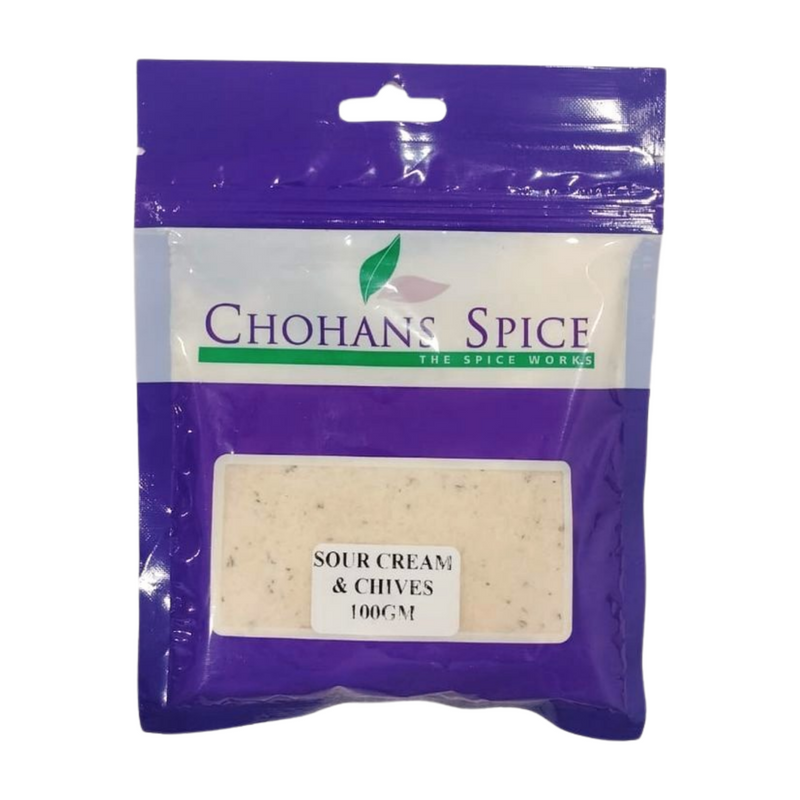 SOUR CREAM & CHIVES 100GM
