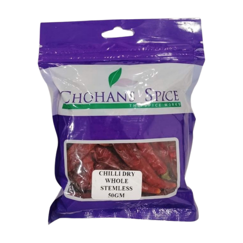 CHILLI DRY WHOLE  STEMLESS 50GM
