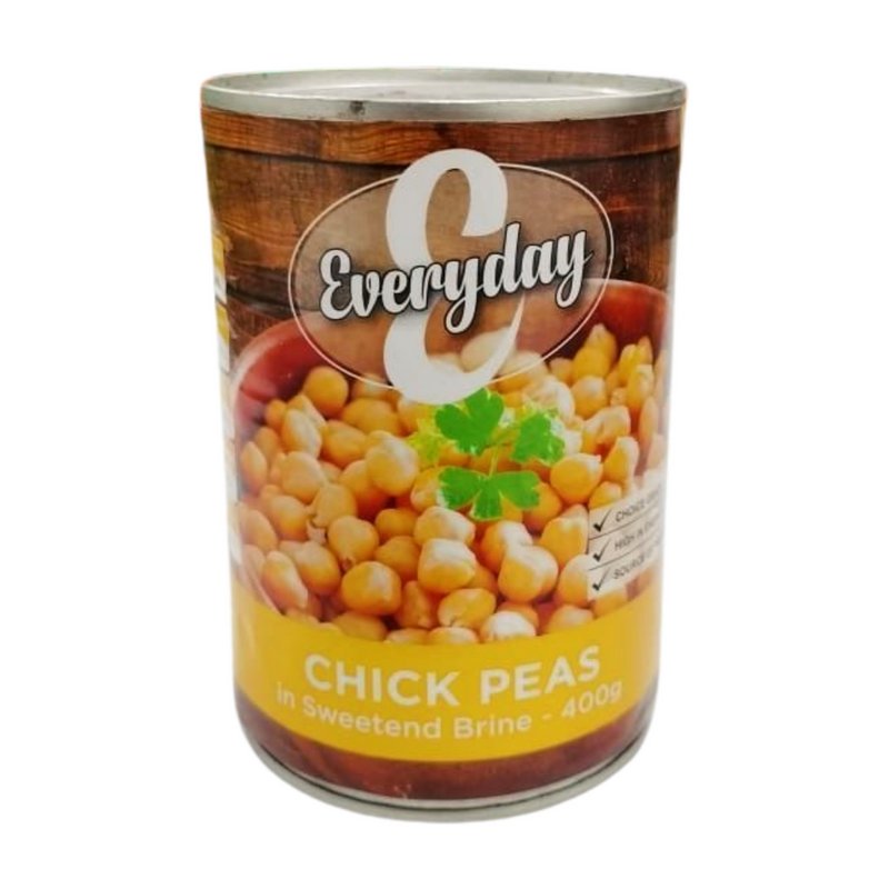 EVERYDAY CHICK PEAS IN SWEETENED BRINE 400GM