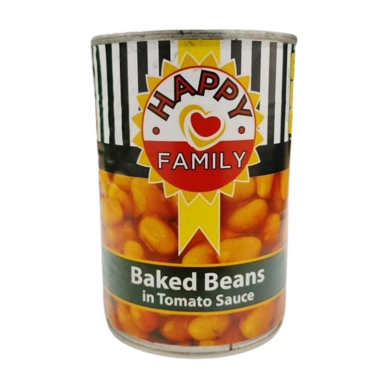 HAPPY FAMILY BAKED BEANS IN TOMATO SAUSE (CAN)