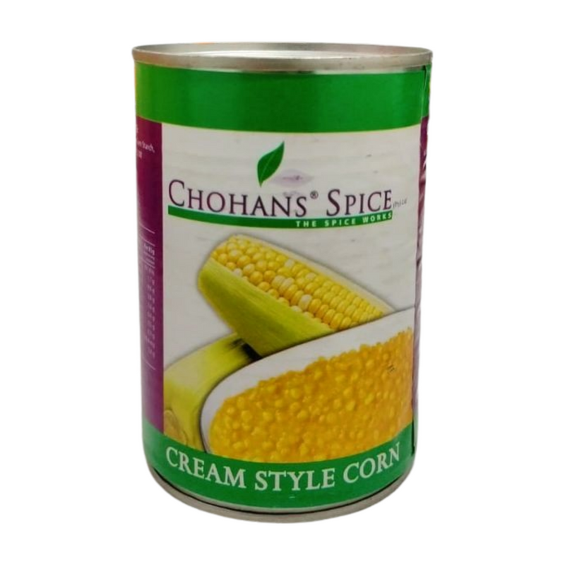 CHOHANS CREAM STYLE CORN 410GM