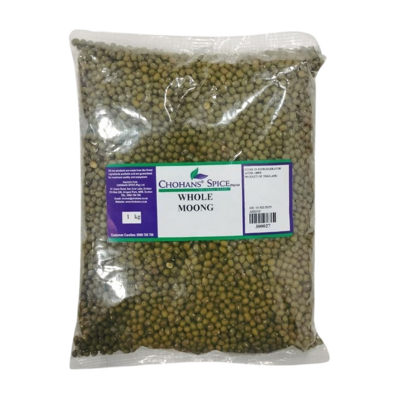 WHOLE GREEN MOONG 1KG