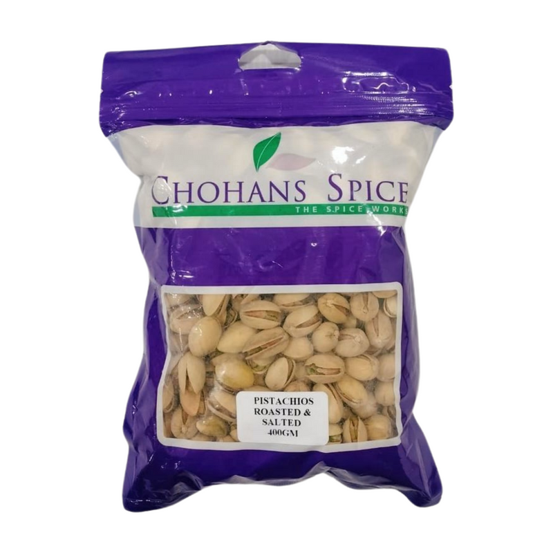 ROASTED & SALTED PISTACHIOS 400GM