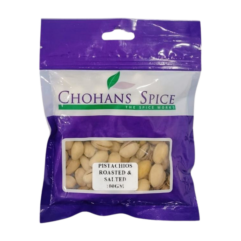 ROASTED & SALTED PISTACHIOS 100GM