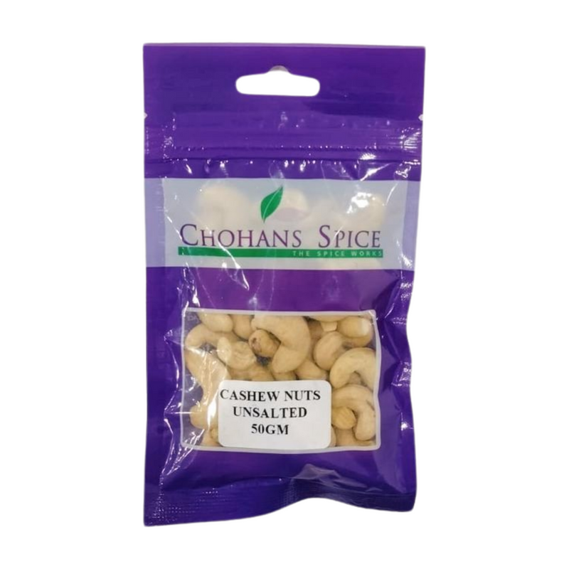 UNSALTED CASHEW NUTS 50GM