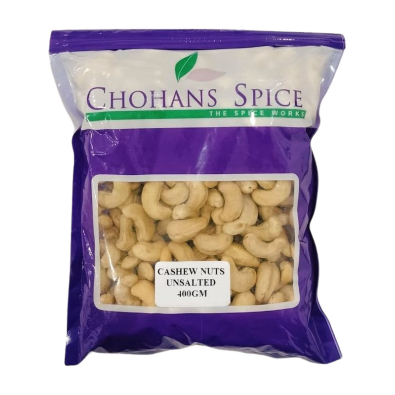 UNSALTED CASHEW NUTS 400GM