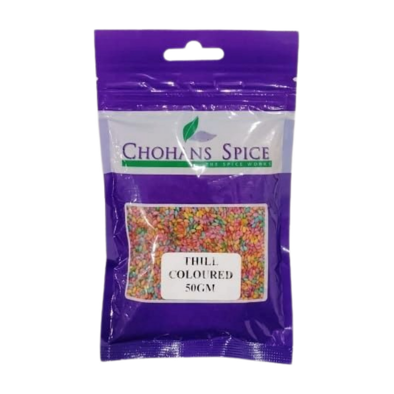 COLOURED THILL (SESAME SEEDS) 50GM