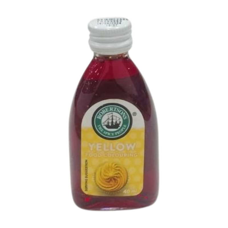 ROBERTSONS YELLOW FOOD COLOURING 40ML