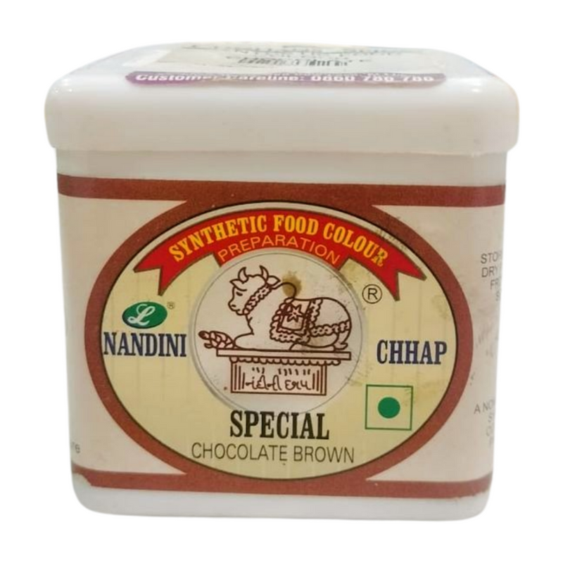 NANDINI SYNTHETIC FOOD COLOUR CHOCOLATE 100GM