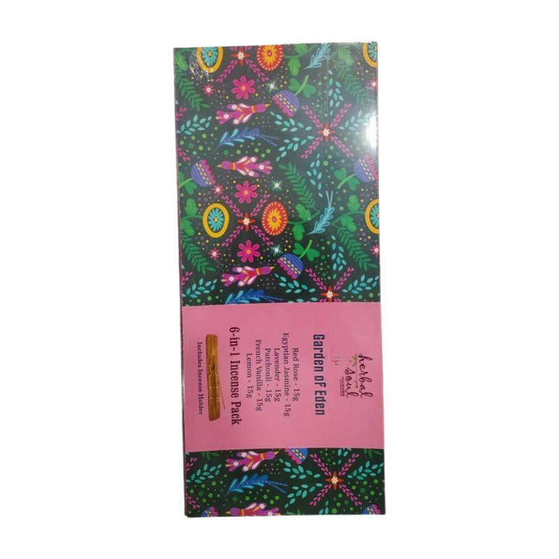 AGARBATTI GARDEN OF EDEN INCENSE 6 IN 1