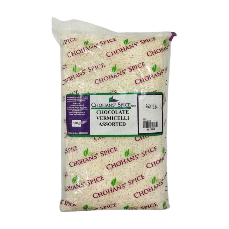 CHOCOLATE VERMICELLI WHITE 500GM