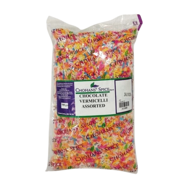 RAINBOW CHOCOLATE VERMICELLI 500GM