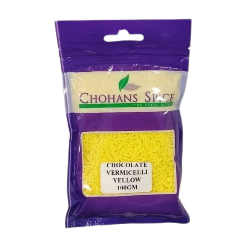 CHOCOLATE VERMICELLI YELLOW 100GM