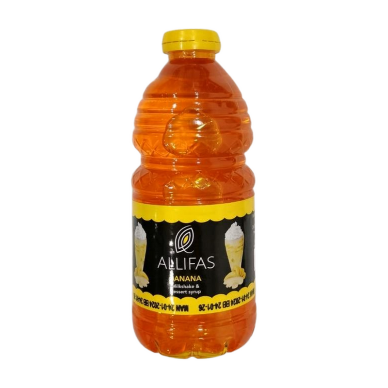 ALLIFAS BANANA MILKSHAKE SYRUP 375ML
