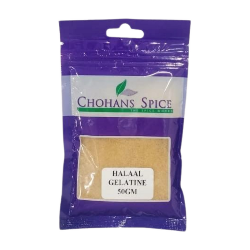 HALAAL GELATINE MJC CERTIFIED 50GM