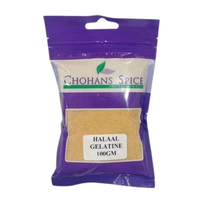 HALAAL GELATINE MJC CERTIFIED 100GM