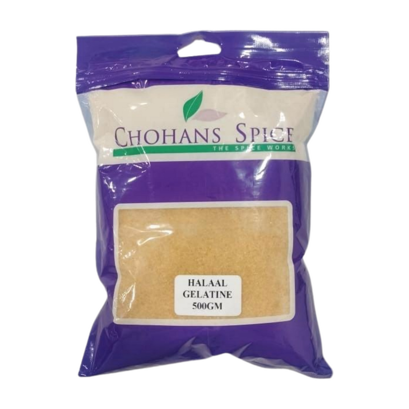 HALAAL GELATINE MJC CERTIFIED 500GM
