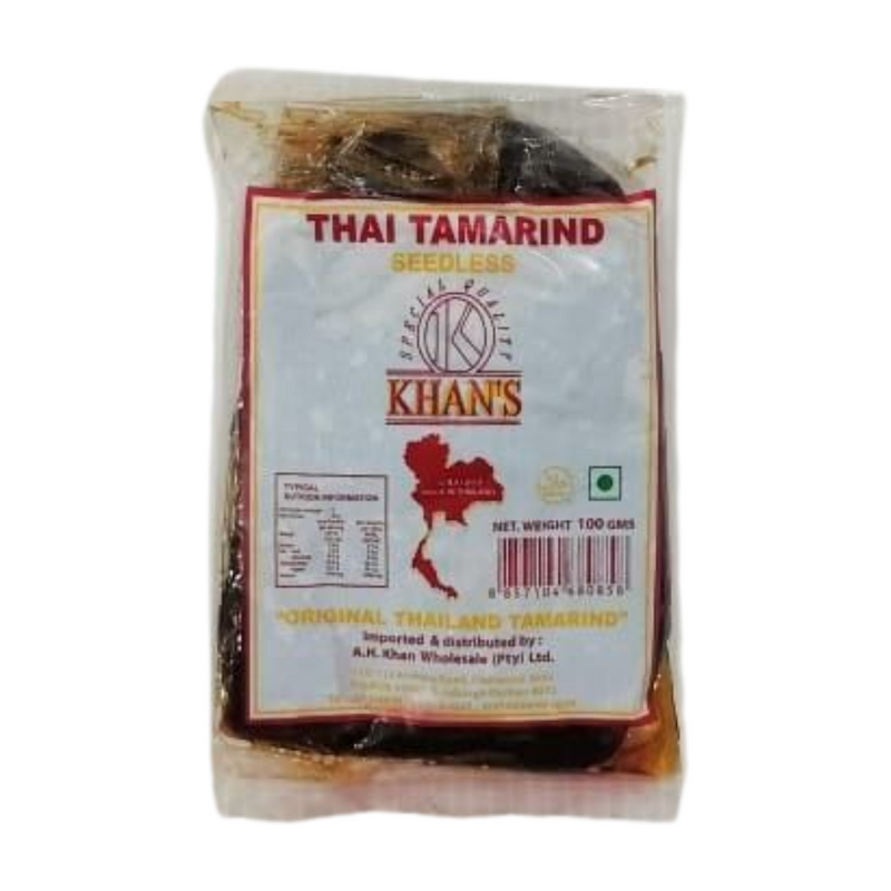 KHANS THAI BLACK TAMARIND SEEDLESS 100GM