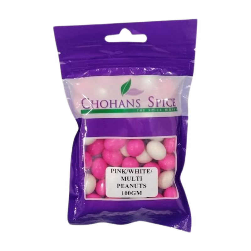 PINK & WHITE PEANUTS 100GM