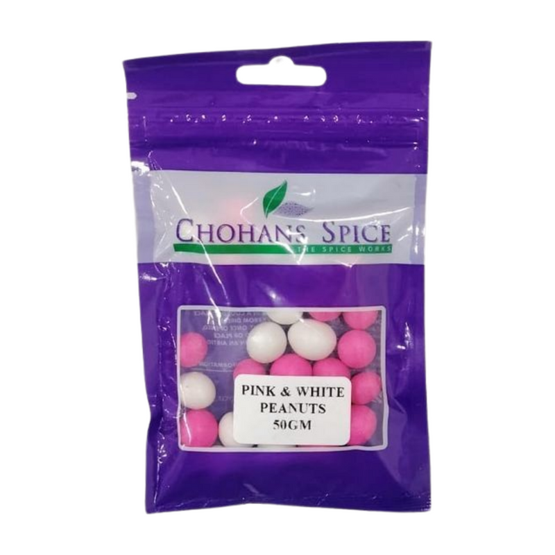 PINK & WHITE PEANUTS 50GM