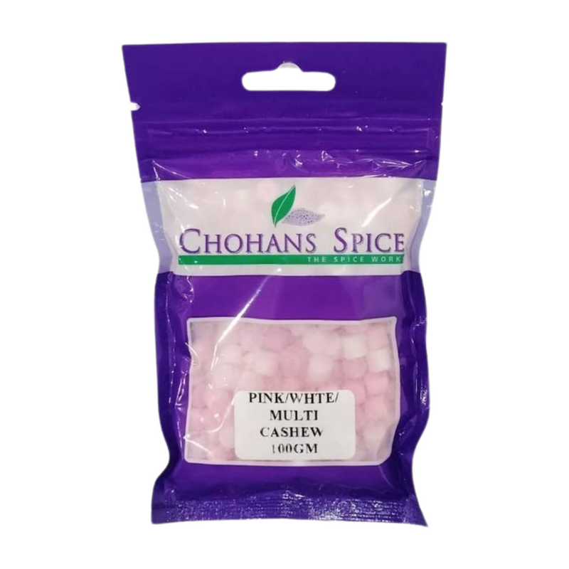 PINK & WHITE CASHEWS 100GM