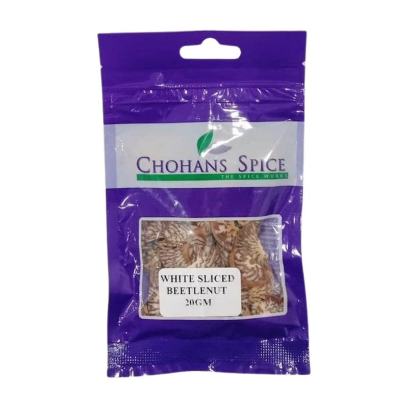 WHITE SLICED BEETLENUT 20GM